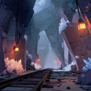 Camera Angle: Wide shot, angled slightly downward from a high va...