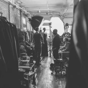 Immerse yourself in a vibrant, high-end fashion photoshoot pulsa...