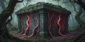 In the heart of a twisted, overgrown forest rests a Lovecraftian...