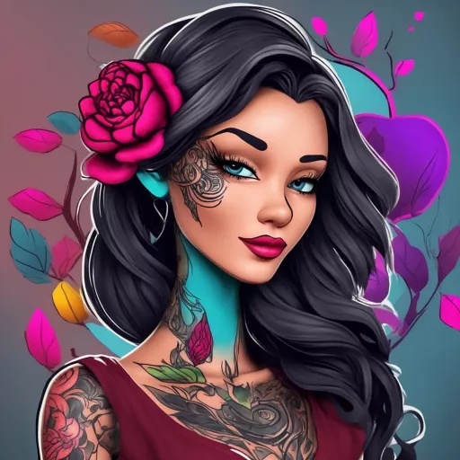 AI Dark Romance Tattoo Designer